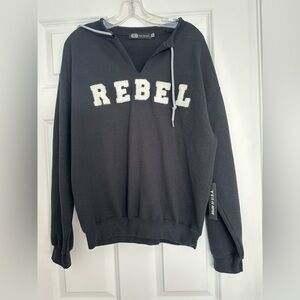 Jet by John Eshaya Rebel Black Sweatshirt